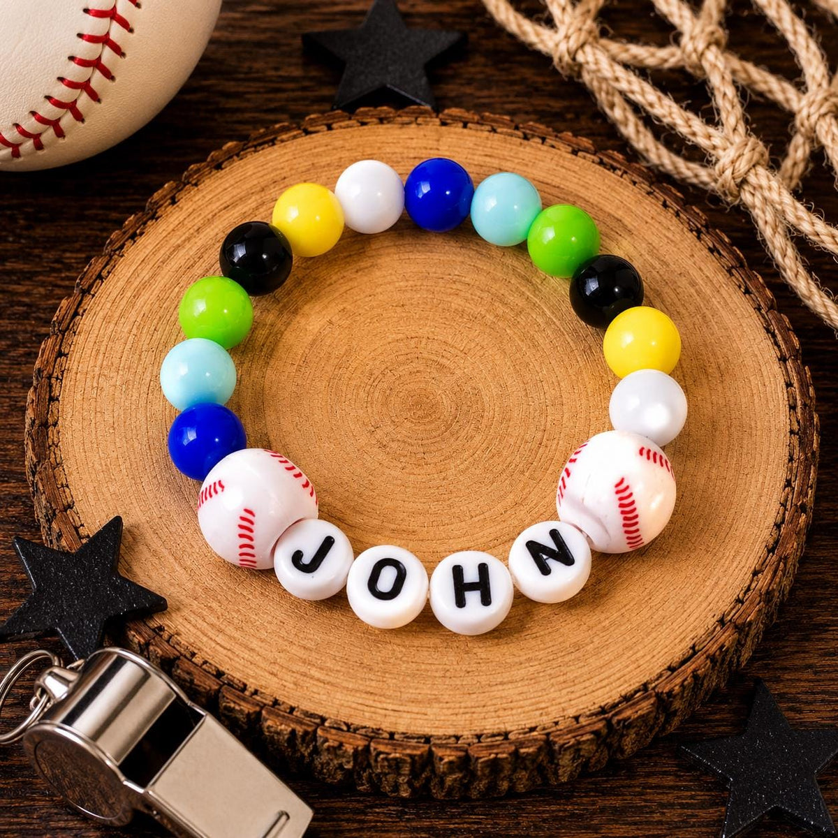 Personalized Soccer Bracelet for boys | Custom Number Sport Gift For Kids | End Of Season Team Gift | Sports Birthday Party Favor