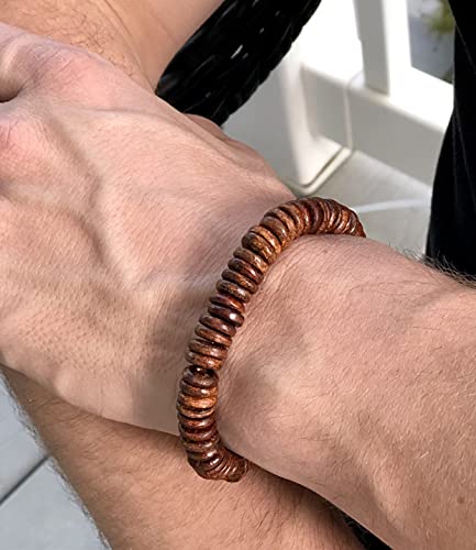 Men's coconut shell bracelet