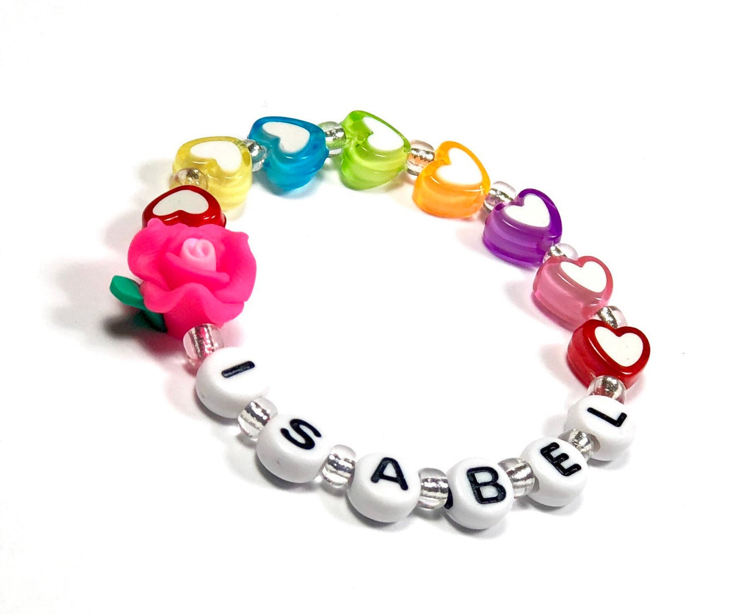 Valentines day gift for girls / Heart bracelet for kids / Valentines gift for toddler girl jewelry