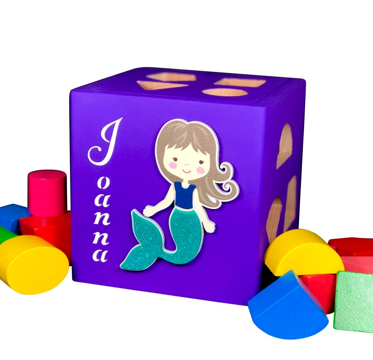 Personalized wooden plane toys for baby boy / custom shape box