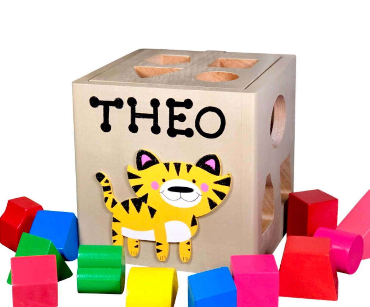 Wooden toys for 1 years old baby girl / custom Handmade in USA