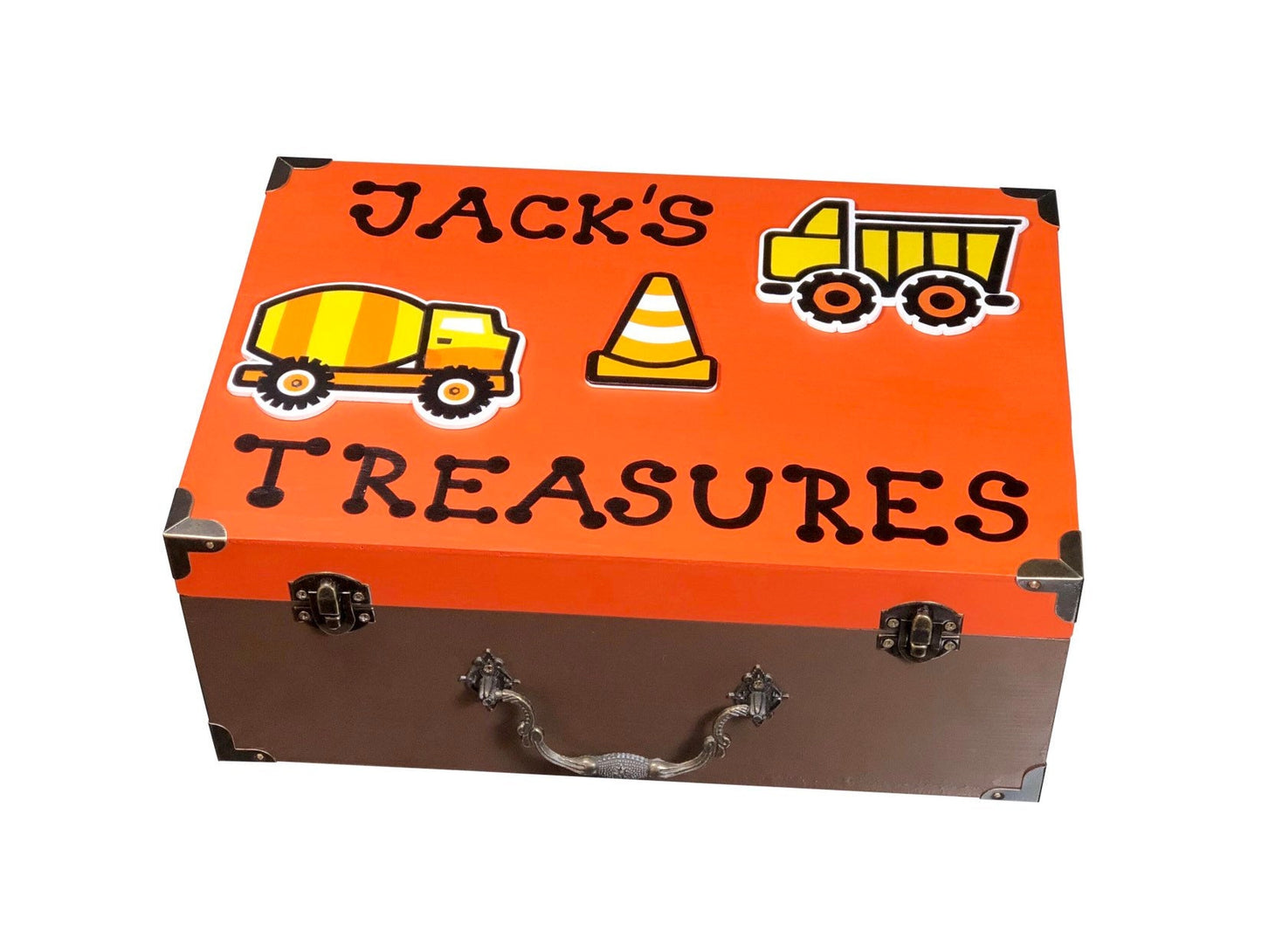 Boys military theme keepsake box / personalized kids boxes
