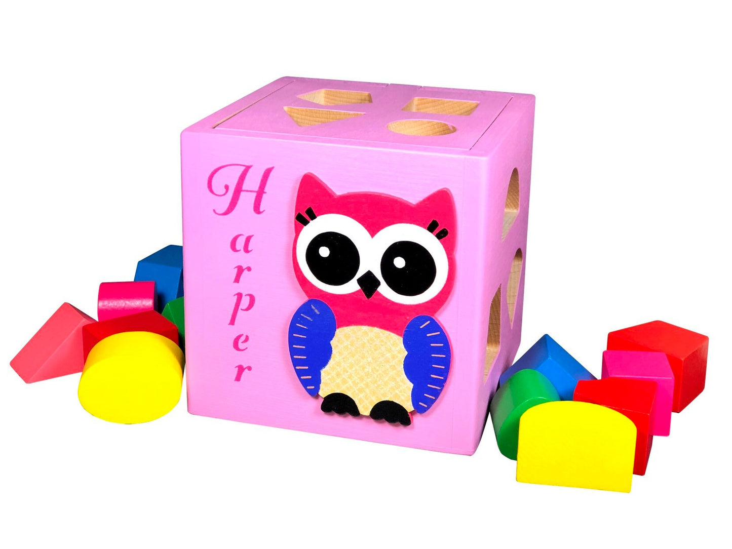 Personalized shape sorter /CustomToddlersWorld