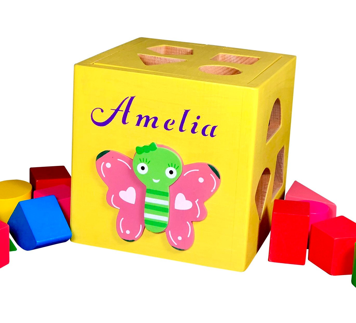 Wooden toys Waldorf / custom Dinosaur shape sorter