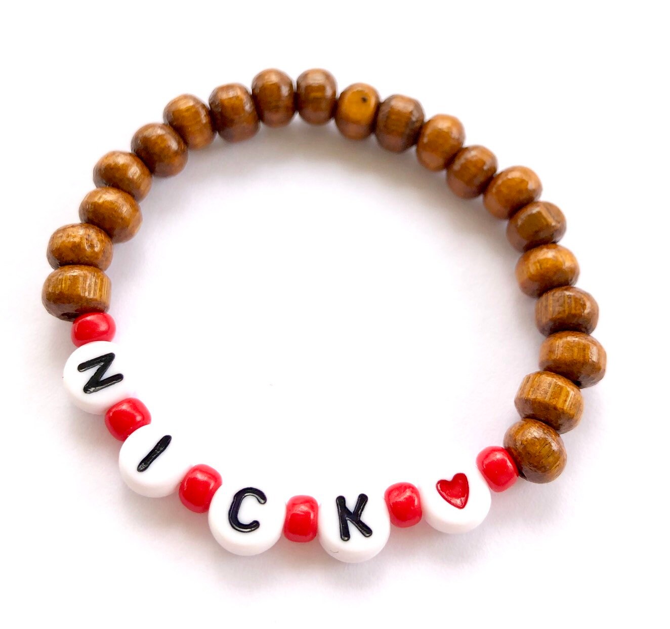 Valentines day gift for boys / Toddler valentines day gift, boys bracelet, heart bracelet, valentines gift for toddler, bracelet for toddler