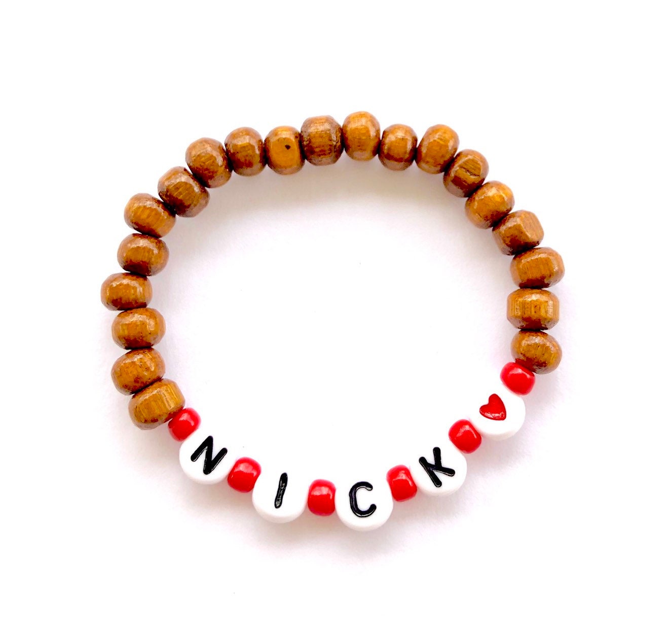 Valentines day gift for boys / Toddler valentines day gift, boys bracelet, heart bracelet, valentines gift for toddler, bracelet for toddler