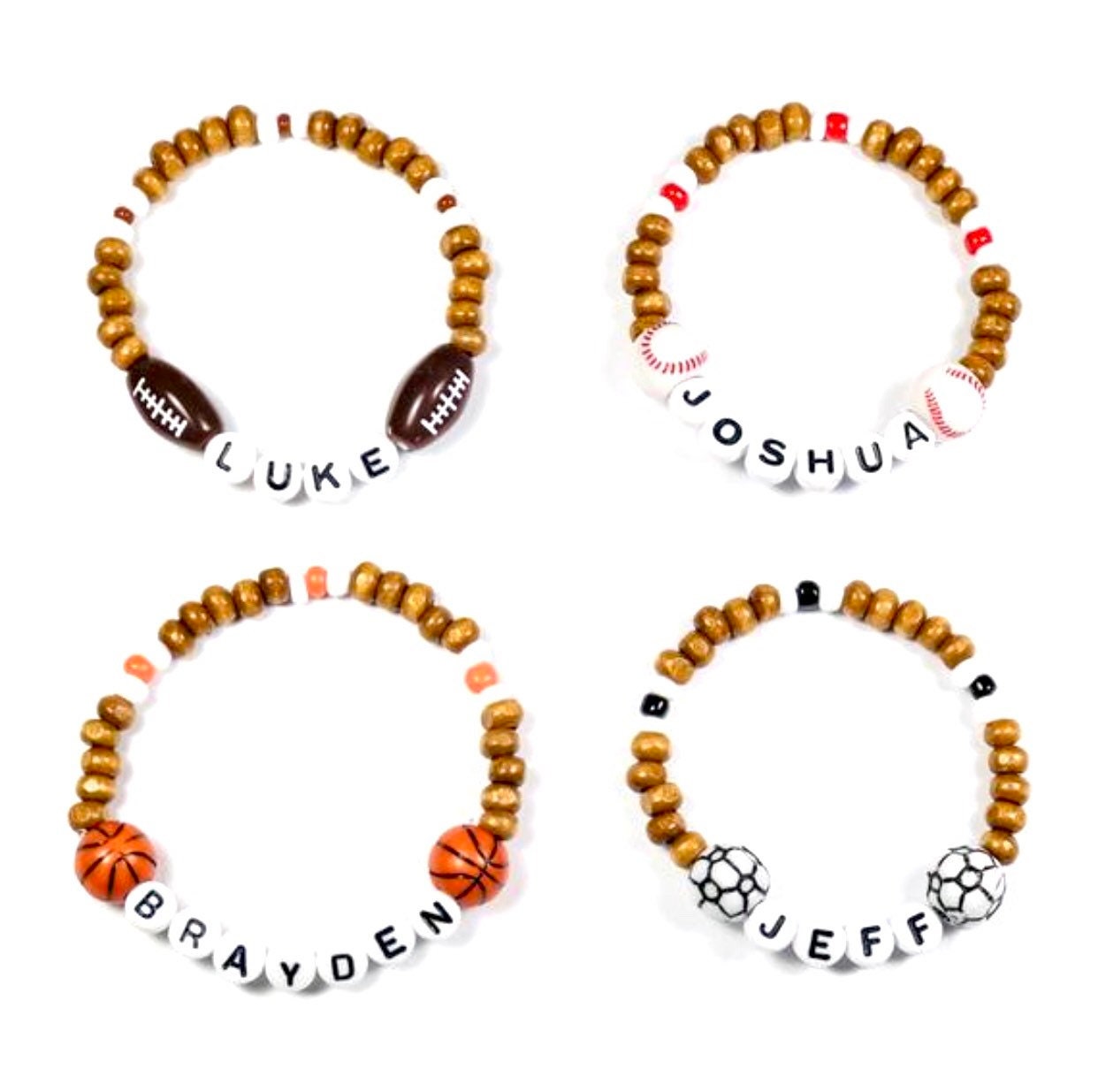 Wooden bracelets for boys