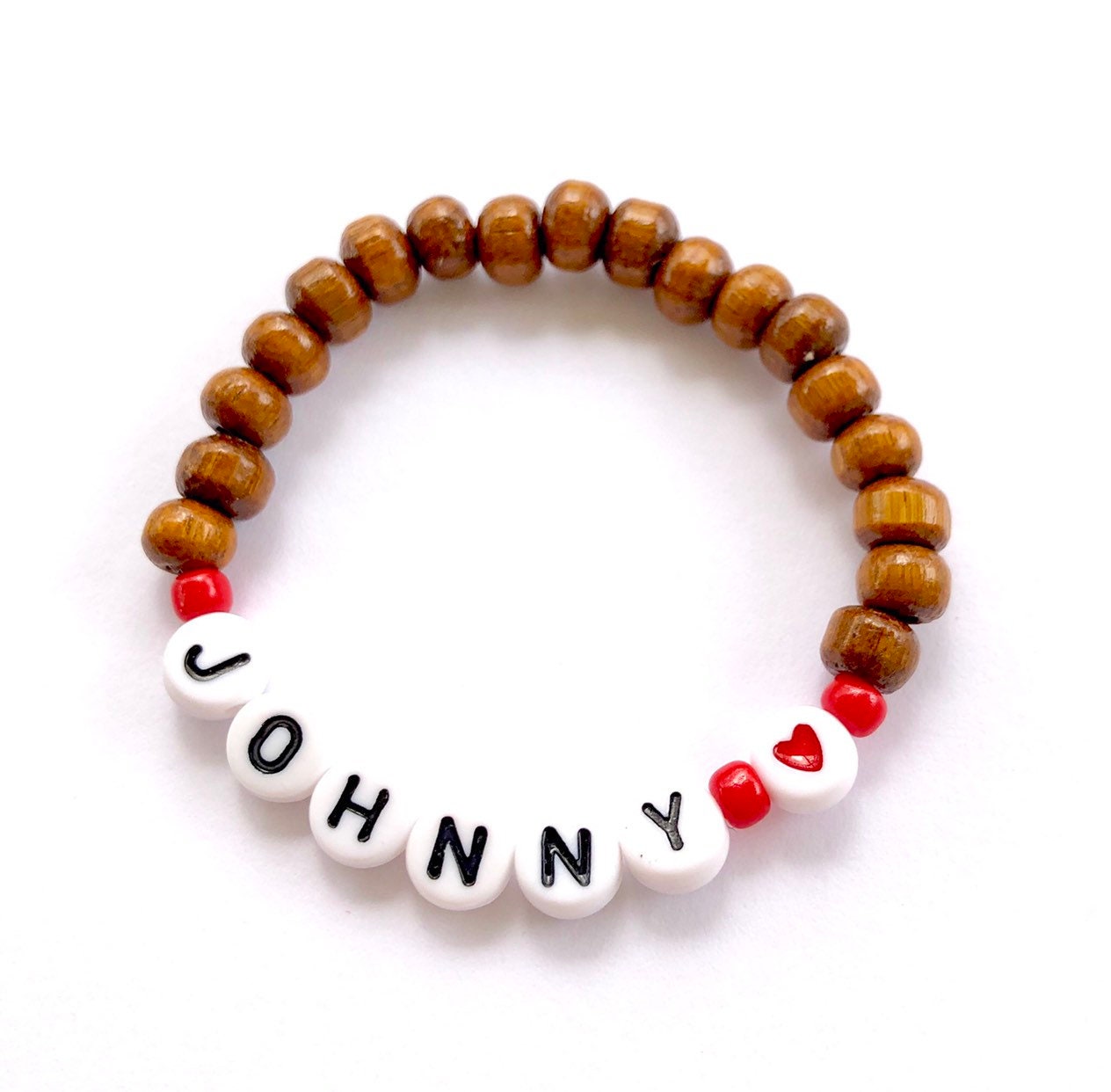Valentines day gift for boys / Toddler valentines day gift, boys bracelet, heart bracelet, valentines gift for toddler, bracelet for toddler