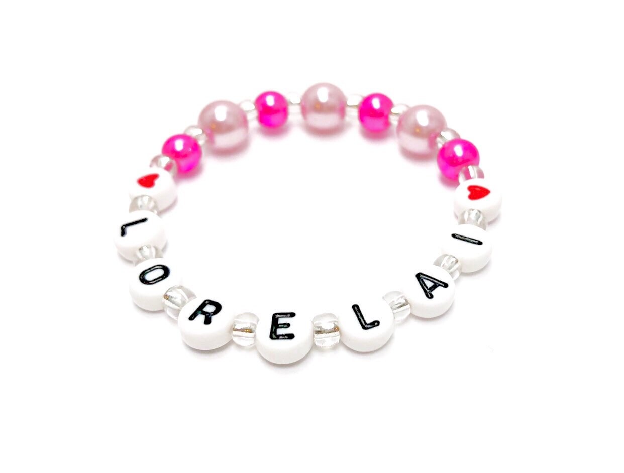 Valentines day gift for girls / Toddler valentines day gift / Girls heart bracelet
