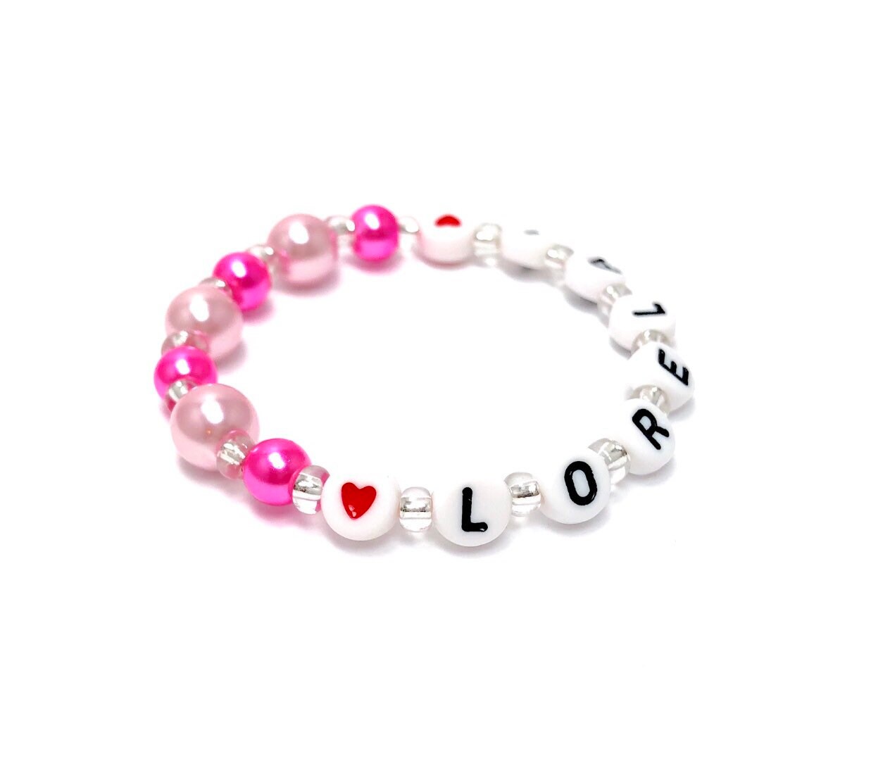 Valentines day gift for girls / Toddler valentines day gift / Girls heart bracelet