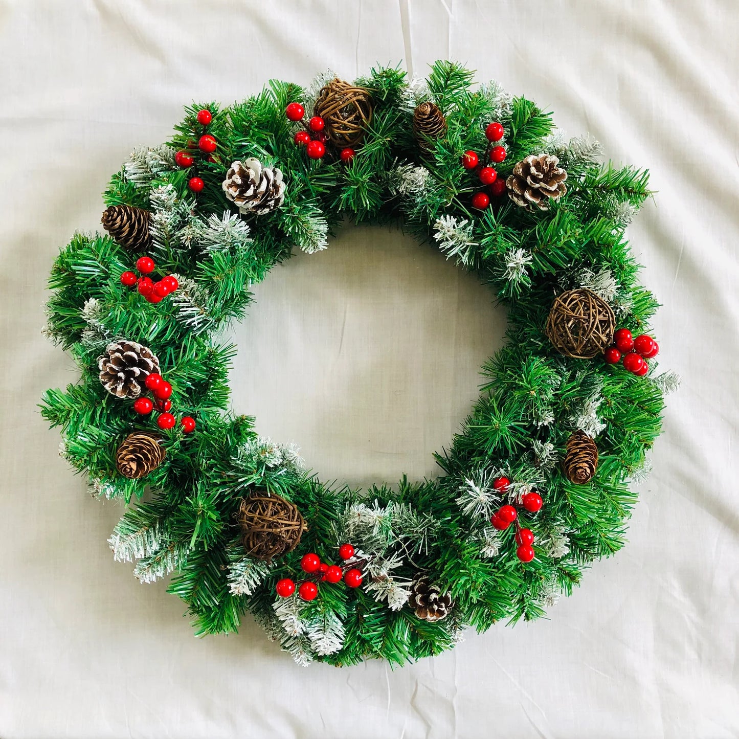 Prelit Christmas wreath