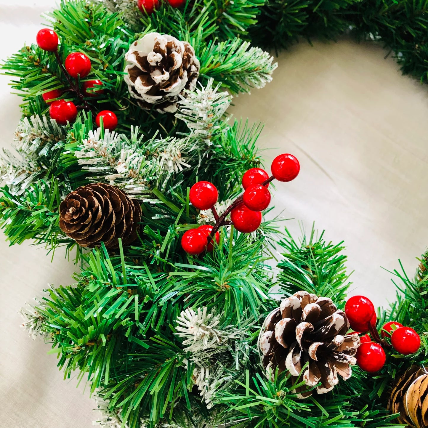 Prelit Christmas wreath