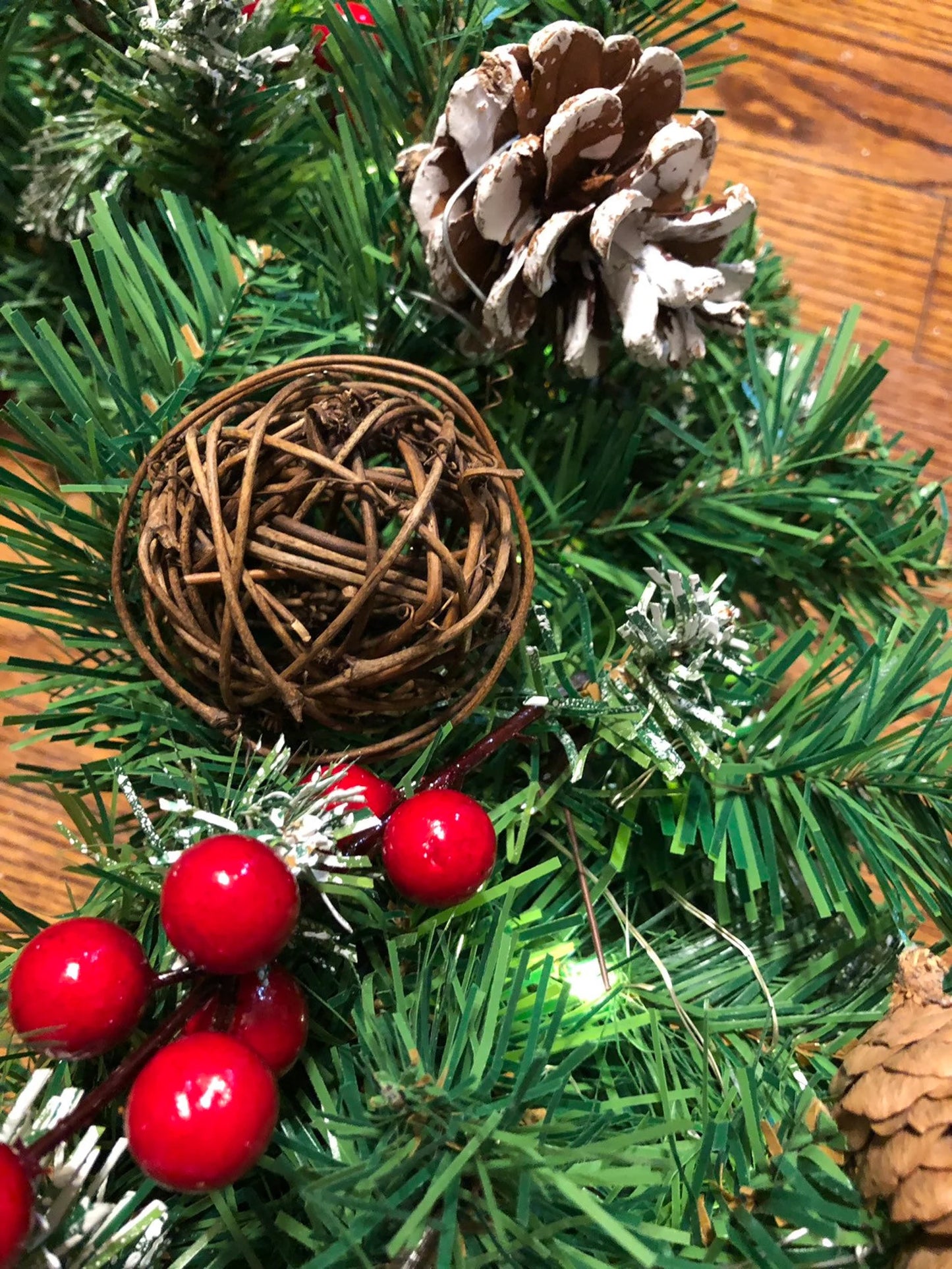 Prelit Christmas wreath