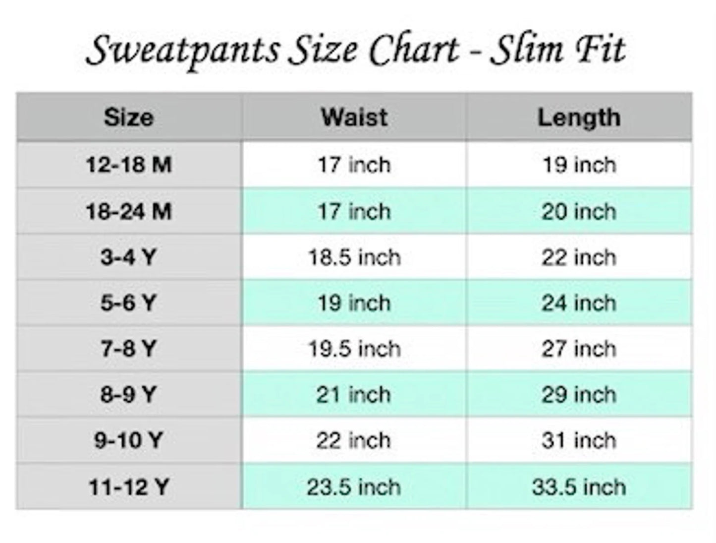 Kids sweatpants slim fit