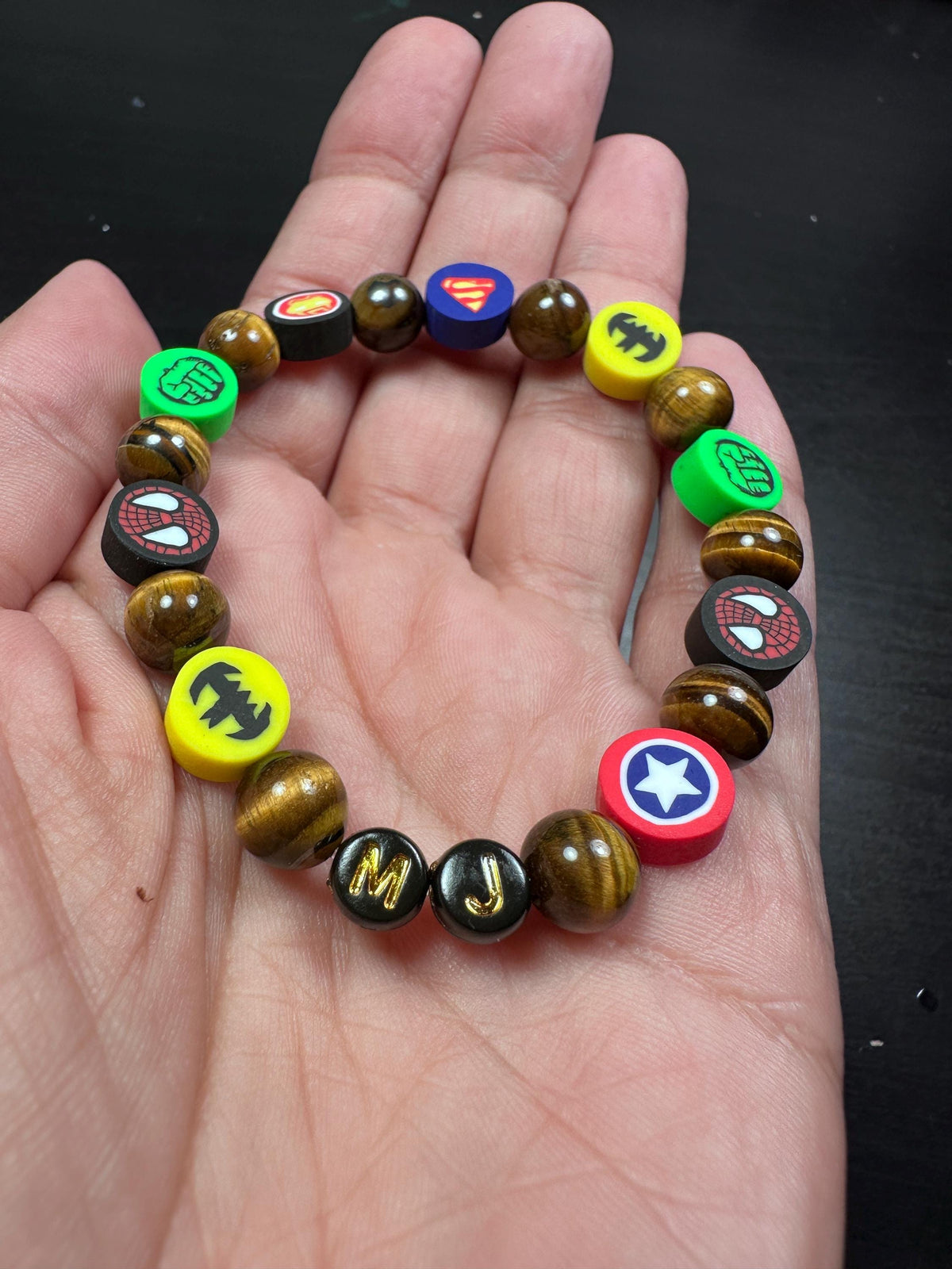 Tiger Eye Bracelet for Boys, Personalized Gemstone Bracelet, Natural Stone Kids Jewelry, Custom Name Bracelet, Gift for Boy