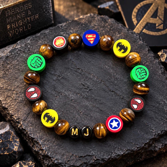 Tiger Eye Bracelet for Boys, Personalized Gemstone Bracelet, Natural Stone Kids Jewelry, Custom Name Bracelet, Gift for Boy