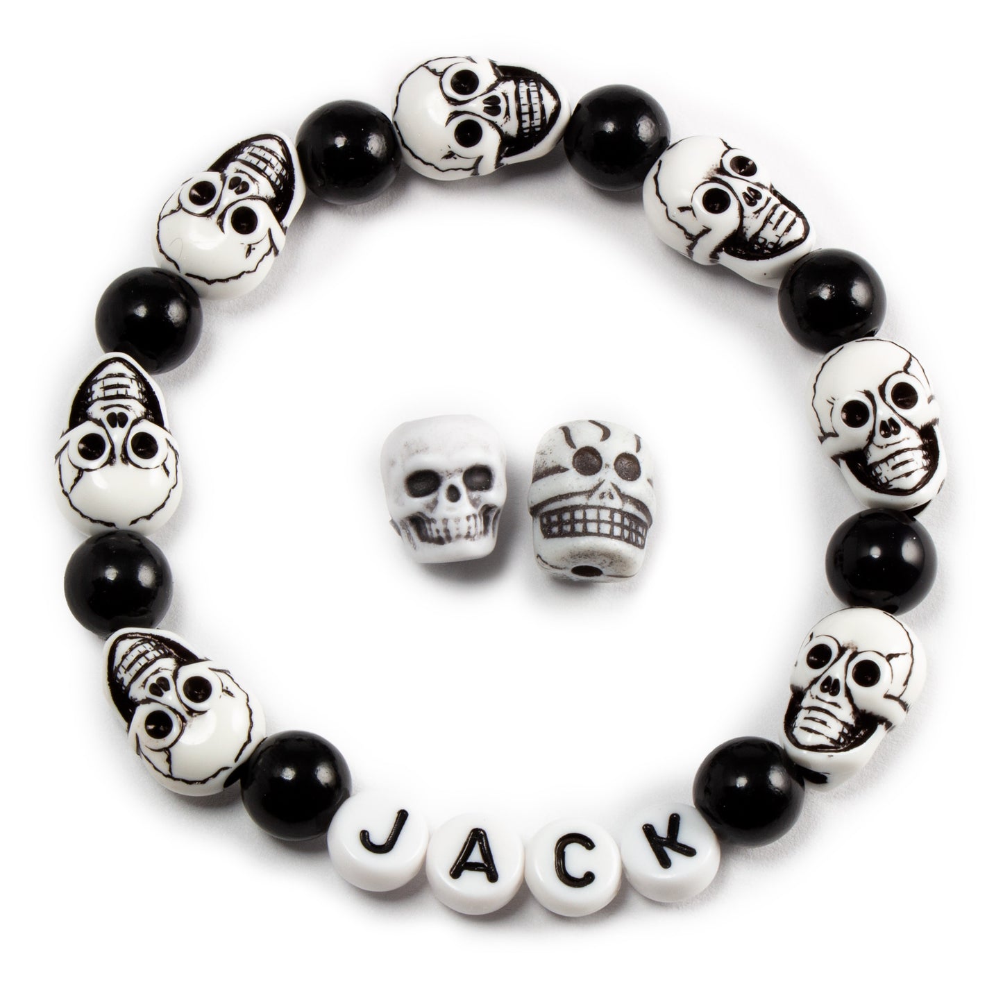 Boys bracelet skull / Halloween boys bracelet