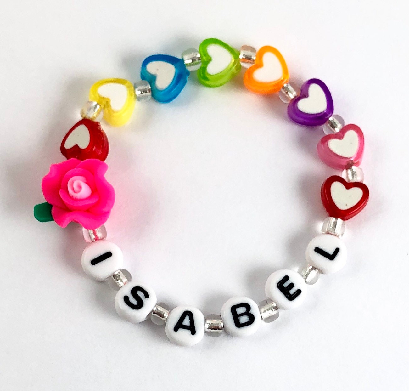 Valentines day gift for girls /  Heart bracelet for kids / Valentines gift for toddler girl jewelry