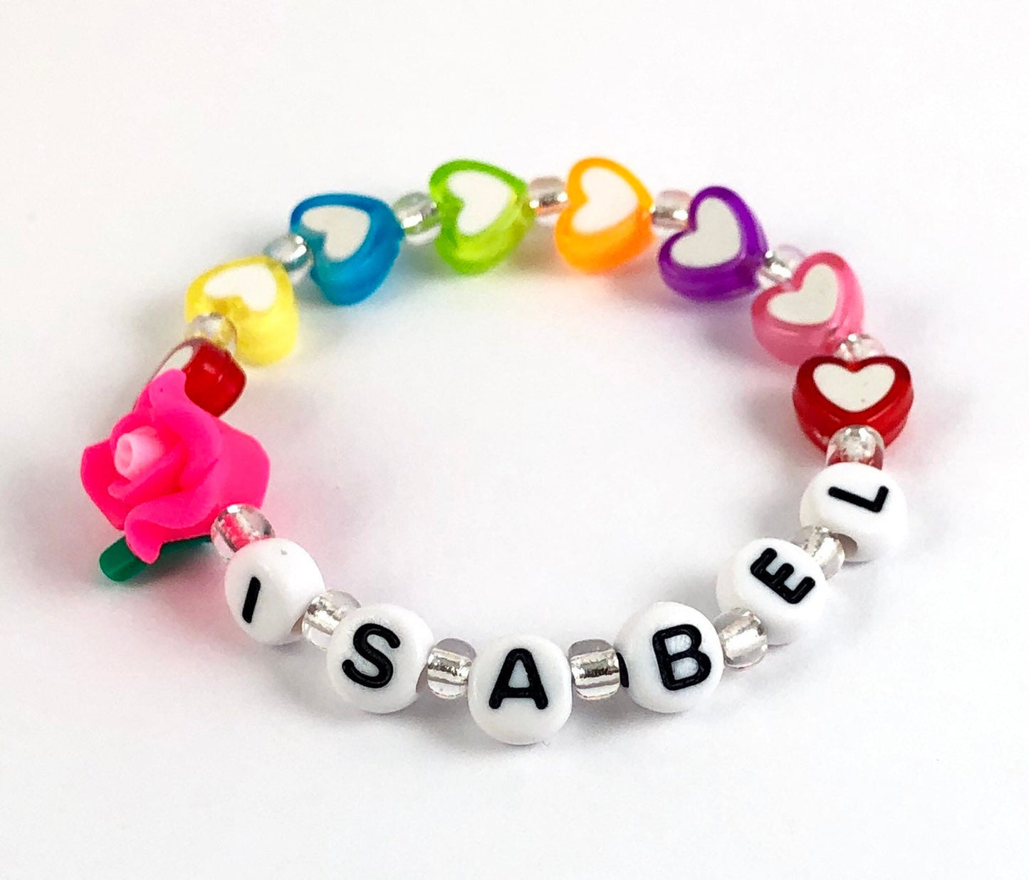 Valentines day gift for girls /  Heart bracelet for kids / Valentines gift for toddler girl jewelry