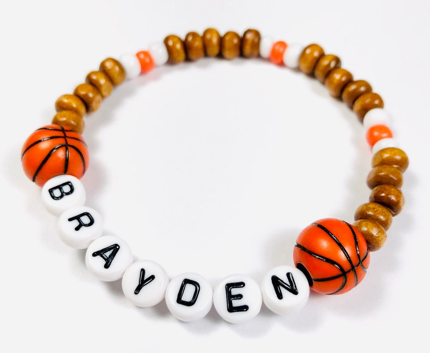 Soccer bracelet for boys / soccer bracelet for kids / kids jewelry / wooden kids bracelet