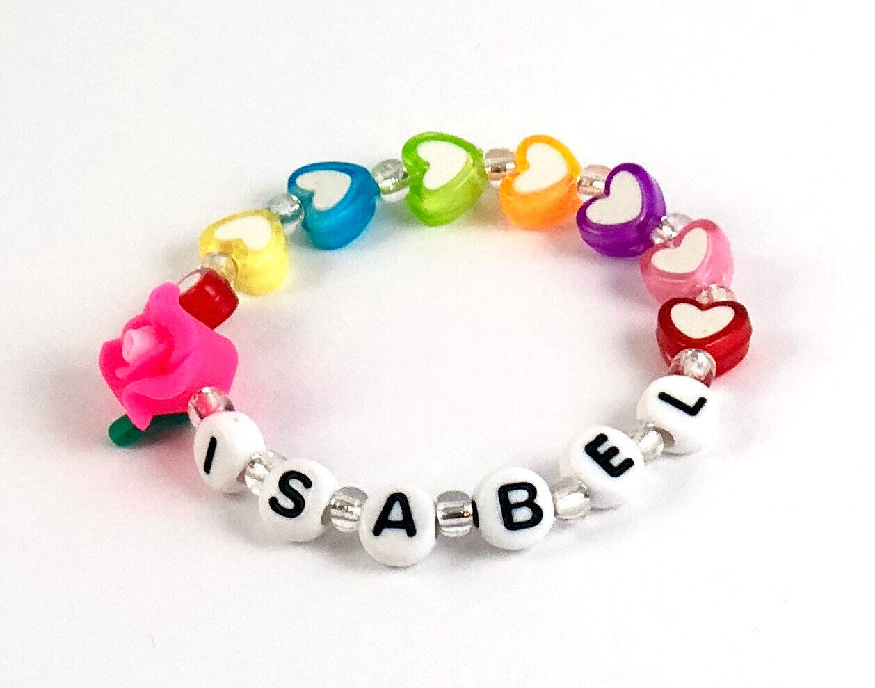 Valentines day gift for girls /  Heart bracelet for kids / Valentines gift for toddler girl jewelry