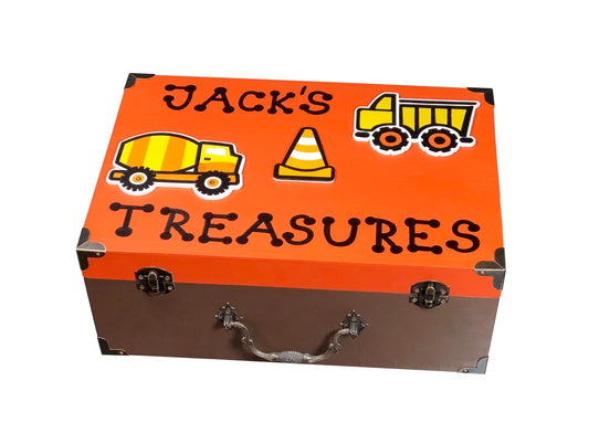 Wooden keepsake box for kids / small toy storage