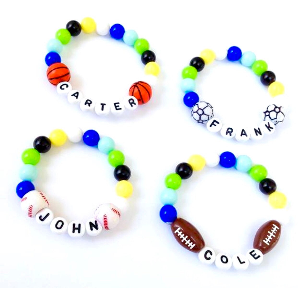Boys bracelets personalized custom