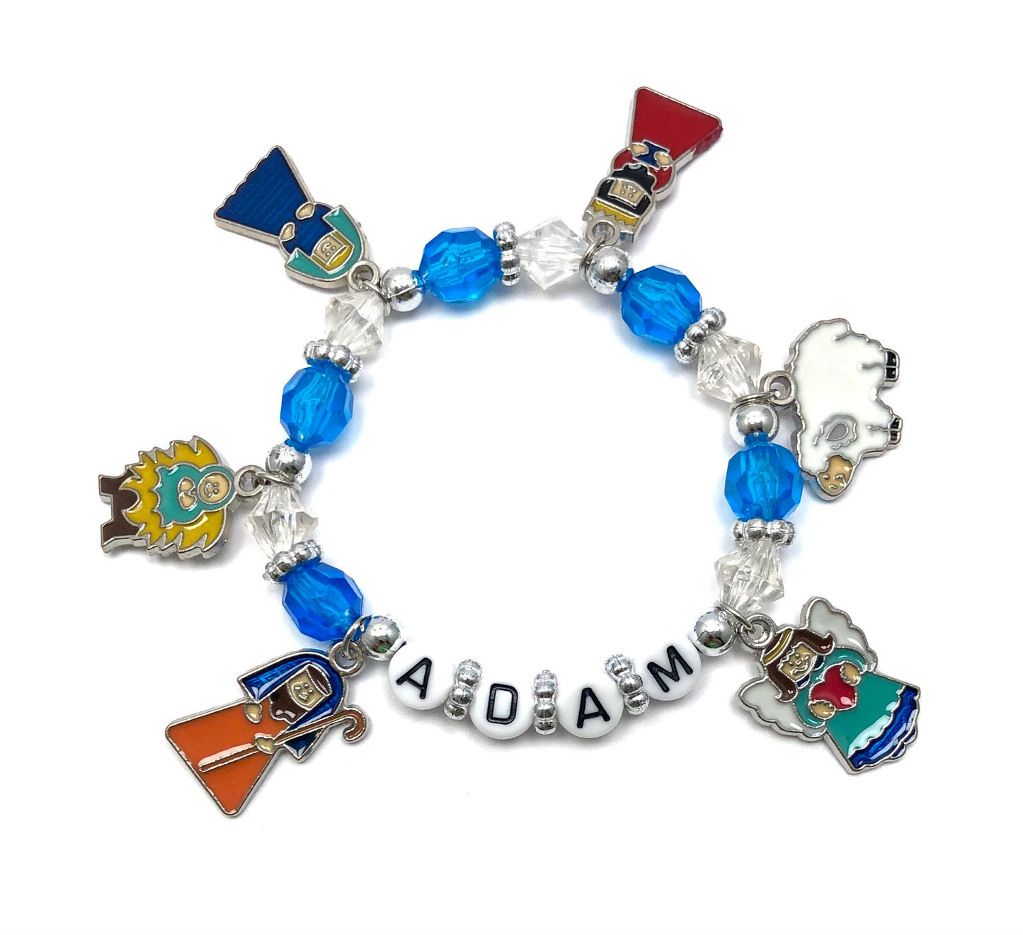 Nativity charm bracelet for kids / religious gift for kids